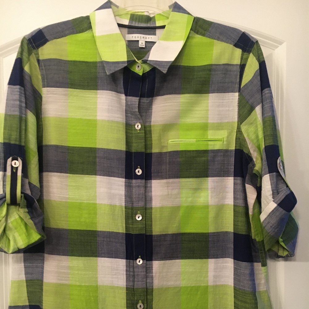 Look Your Best in a  Foxcroft Plaid Shirt